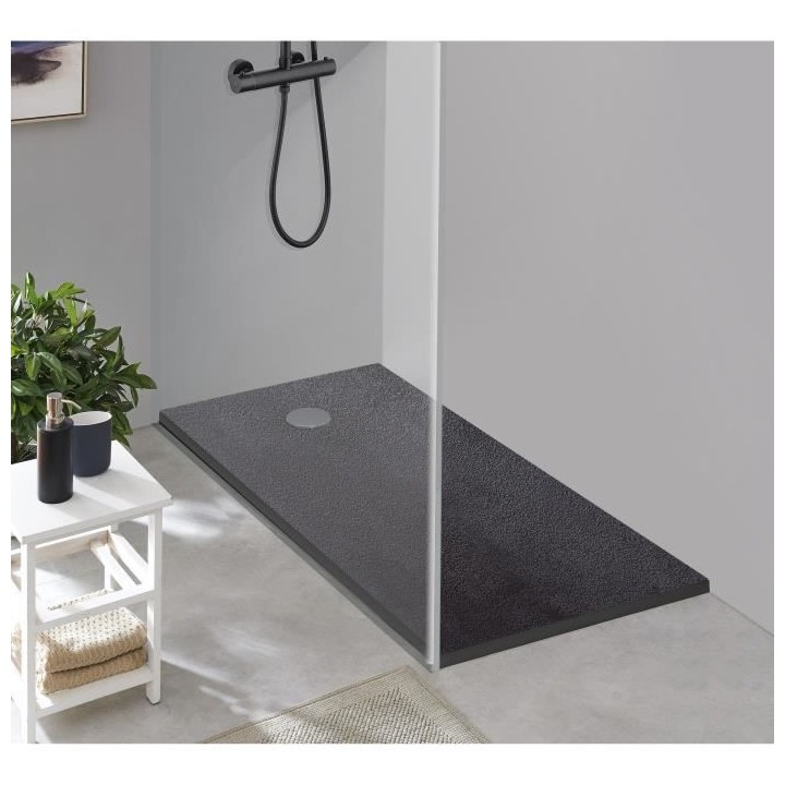 Receveur de douche en résine - Rectangulaire - 160x90x3,5 cm - OCEANI