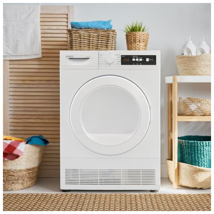 Seche-linge a condensation OCEANIC OCEASLCE7WP1 – 7 kg – Blanc