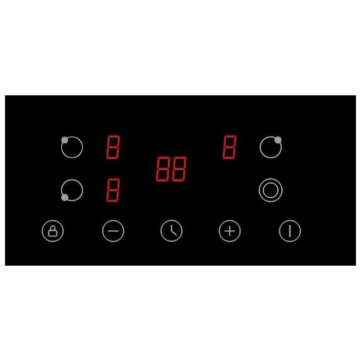 Plaque de cuisson vitrocéramique OCEANIC 3 foyers L56 x P49 cm OCEATV