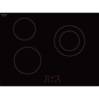 Plaque de cuisson vitrocéramique OCEANIC 3 foyers L70 cm avec encastr