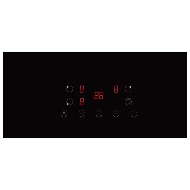 Plaque de cuisson vitrocéramique OCEANIC 3 foyers L70 cm avec encastr