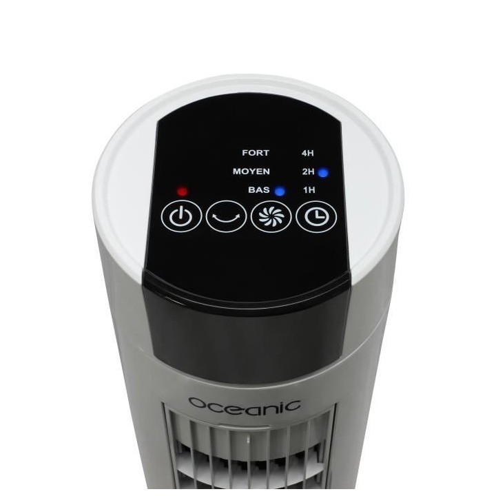 Ventilateur colonne OCEANIC - 45W - Hauteur 102 cm - Oscillation autom