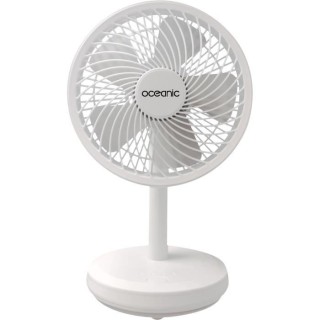 Mini Ventilateur Rechargeable OCEANIC - Batterie Li-Ion 2,6 Ah - USB -