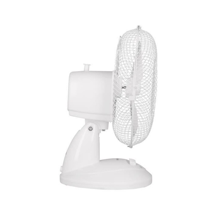 Ventilateur de table OCEANIC - 30W - Diametre 23 cm - 2 vitesses - Osc