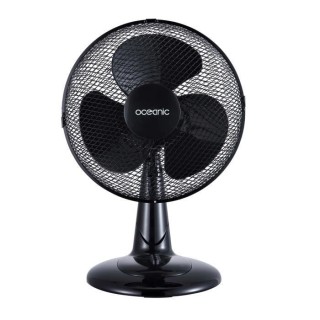 Ventilateur de table OCEANIC - 40W - Diametre 30 cm - 3 vitesses - Osc