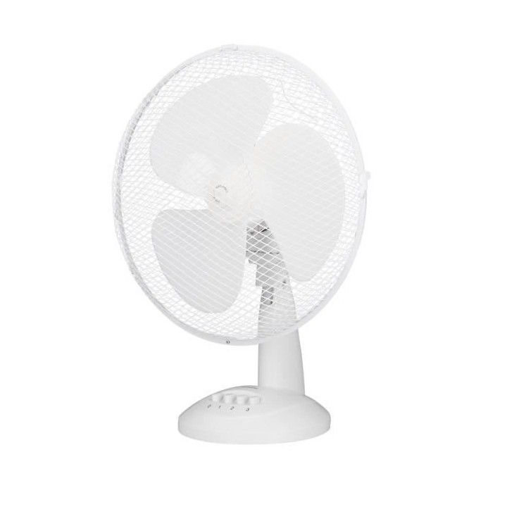 Ventilateur de table OCEANIC - 40W - Diametre 30 cm - 3 vitesses - Osc