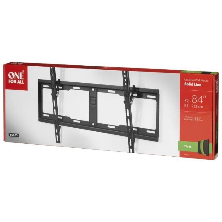 ONE FOR ALL WM4621 Support mural inclinable pour écran de 81 a 213 cm