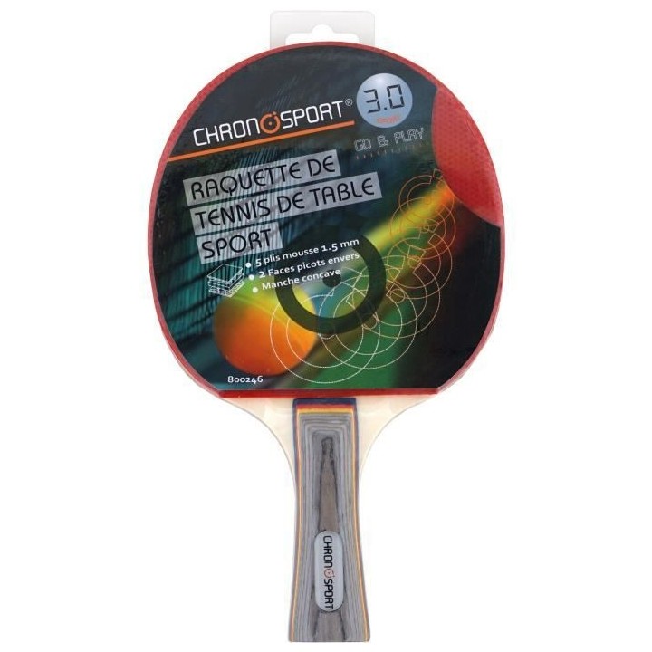 CHRONOSPORT raquette de tennis de table