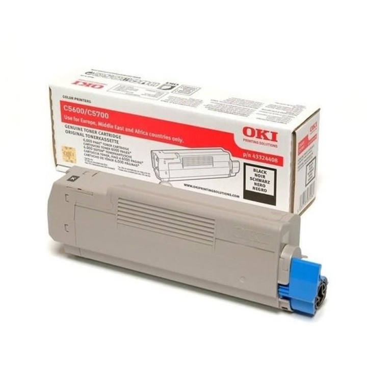 OKI Cartouche de toner C5600, C5700 - Noir