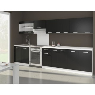 ULTRA Cuisine complete avec plan de travail L 3m20 - 9 éléments - No