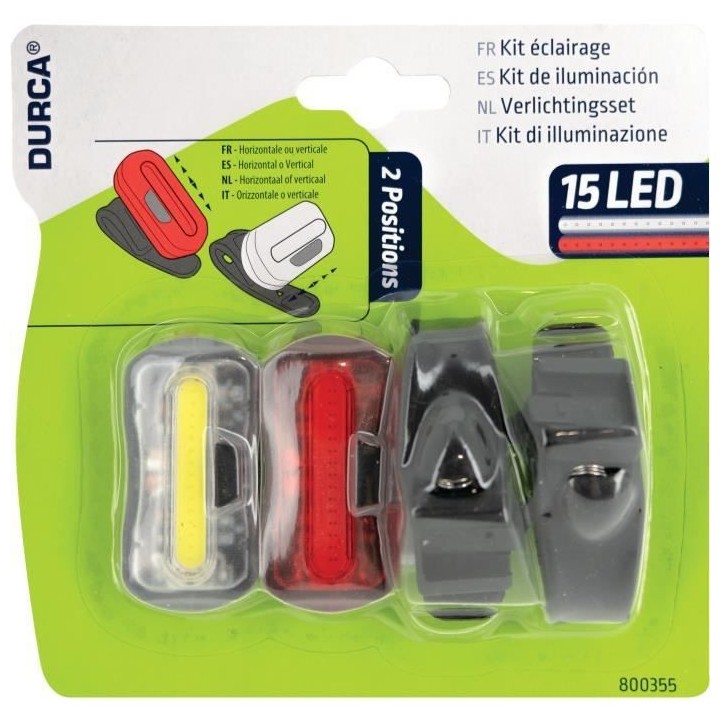 DURCA Eclairage LED avant et arriere