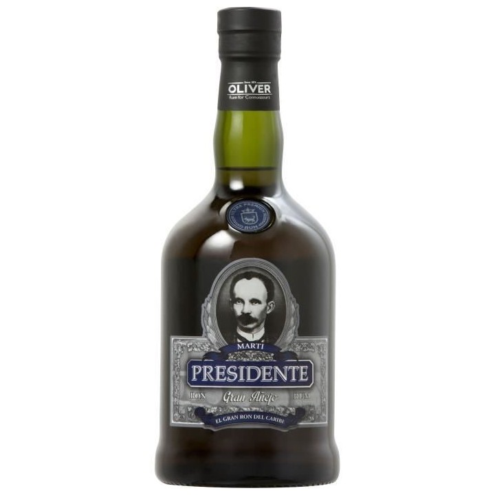 Rhum Presidente Marti Añejo - Rhum vieux - République Dominicaine -