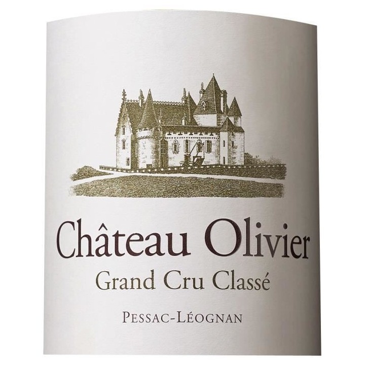 Château Olivier Grand Vin de Bordeaux Pessac Léognan 2017 - Vin blan