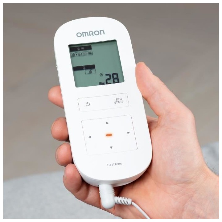 OMRON HeatTens Tens produit une chaleur relaxante pour soulager les do