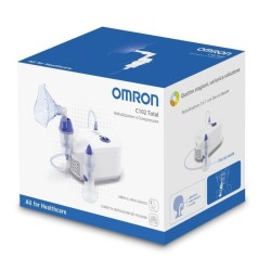 OMRON C102 Total Nébuliseur 2 en 1 avec Douche Nasale - Soulage Efficacement le Nez Bouché et les Symptômes Allergiques