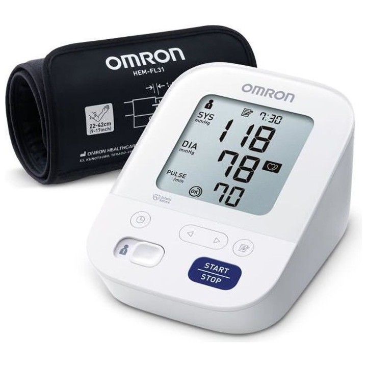 OMRON X3 Comfort Tensiometre Bras - Technologie Brassard Intelli Wrap