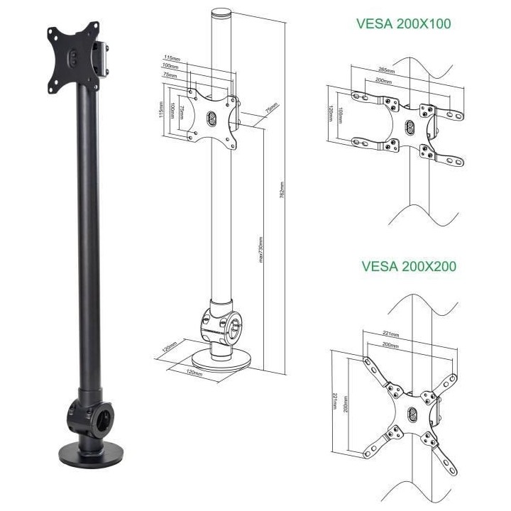 Fixation écran - OPLITE - NitroKart - OP-NA77-MA