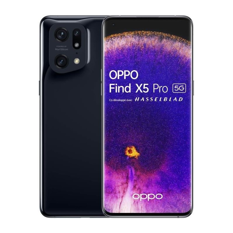 OPPO Find X5 Pro 5G 256Go Noir Glacé