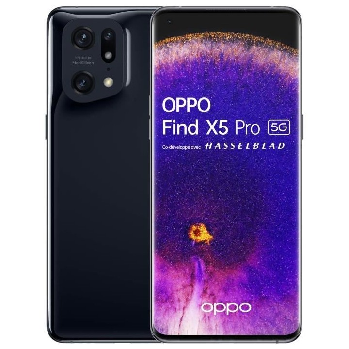 OPPO Find X5 Pro 5G 256Go Noir Glacé