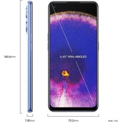 OPPO Find X5 Lite 256Go 5G Bleu Étoilé