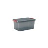 KIS | Boite de rangement 43L - K LATCH BOX L, Fumé, 59 x 39 x 28 cm