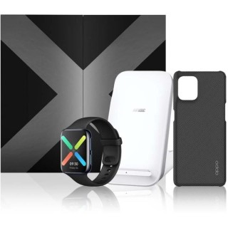 OPPO Watch 46mm + Chargeur a Induction AirVOOC + Coque de protection K