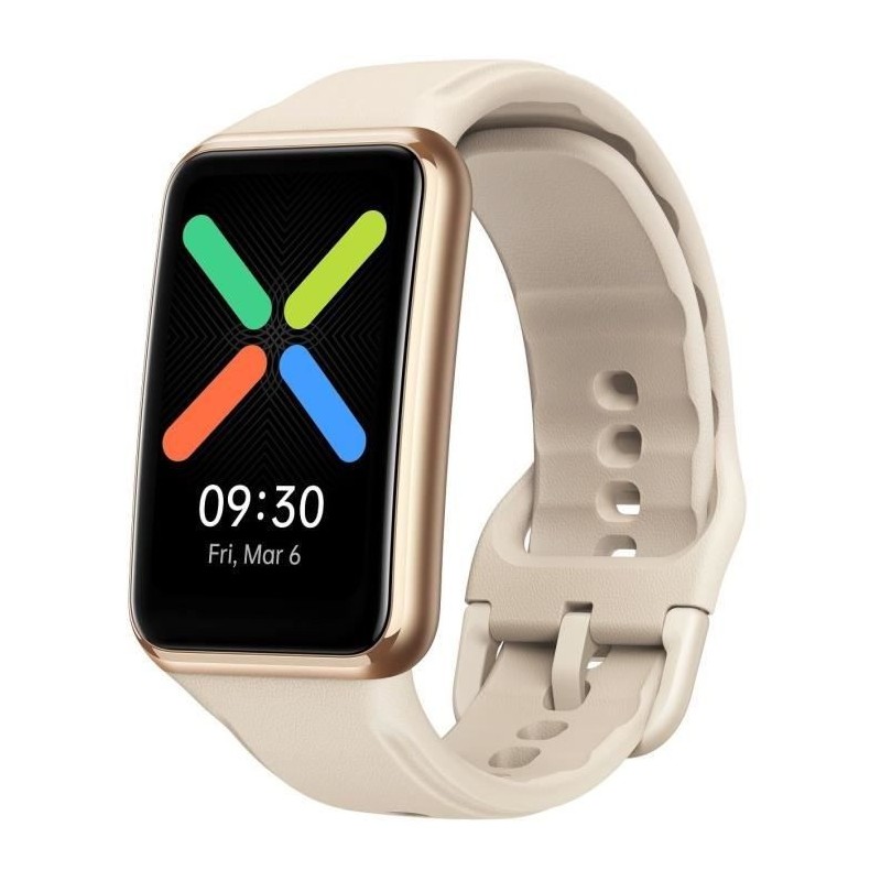 OPPO Watch Free Vanille - Montre connectée