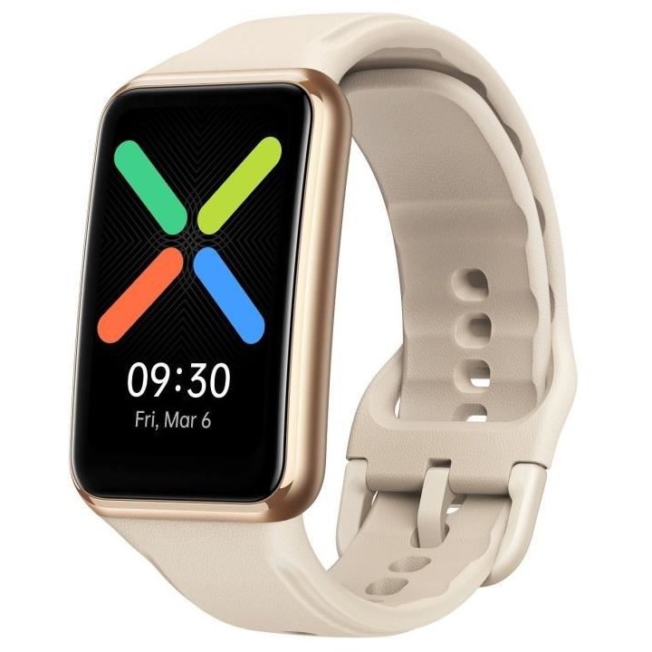 OPPO Watch Free Vanille - Montre connectée