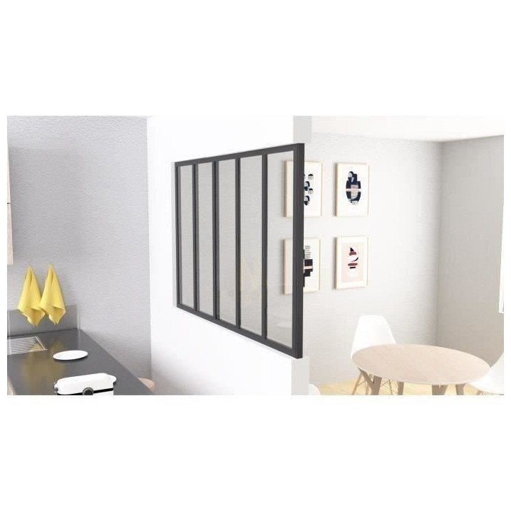 OPTIMUM Poteau terminaison verriere - H1150 - Noir