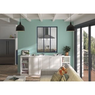 OPTIMUM Verriere 3 carreaux en verre trempé Gris - 108 x 90,5 cm