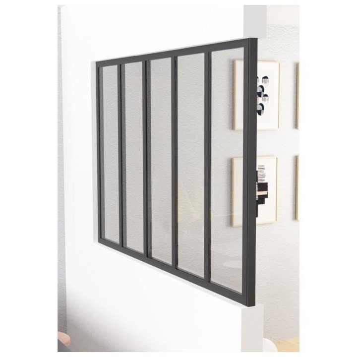 OPTIMUM Poteau de terminaison pour verriere Gris - 108 cm