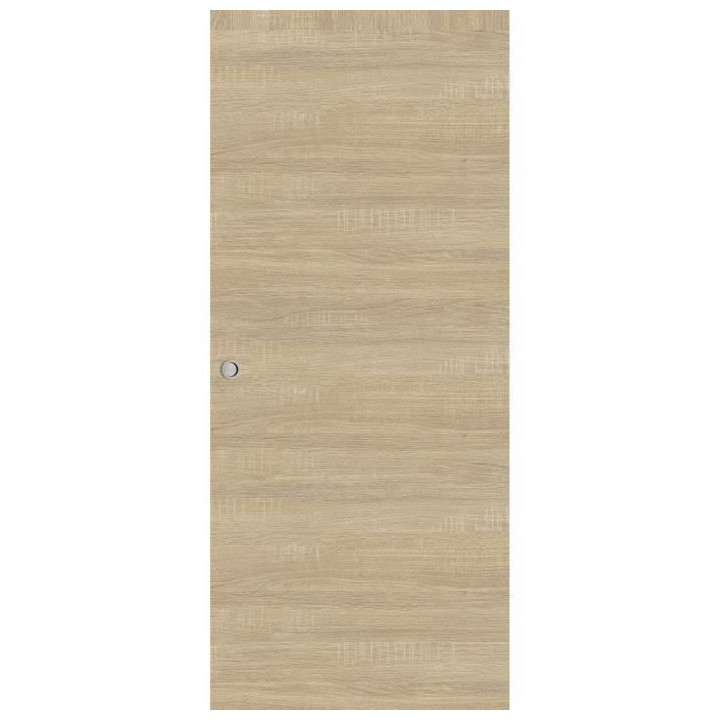 OPTIMUM - Kit porte coulissante + rail + bandeau Barbade - H.204xL.83x