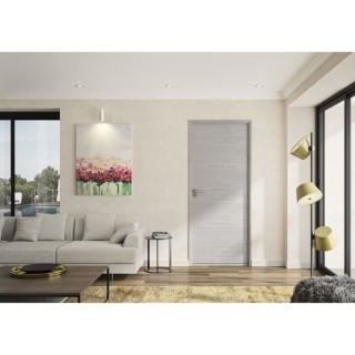 OPTIMUM Bloc Porte ajustable décor chene gris clair BILBAO - 204 x 73