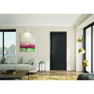 OPTIMUM Bloc Porte ajustable décor chene foncé MILANO - 204 x 73 cm