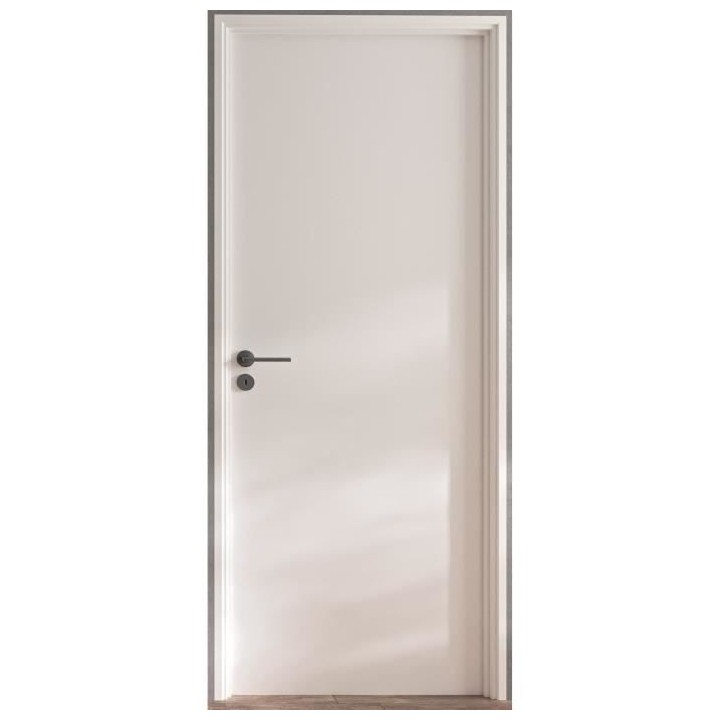 OPTIMUM Bloc Porte ajustable DÉCOR BLANC - poussant Droit/poignée a