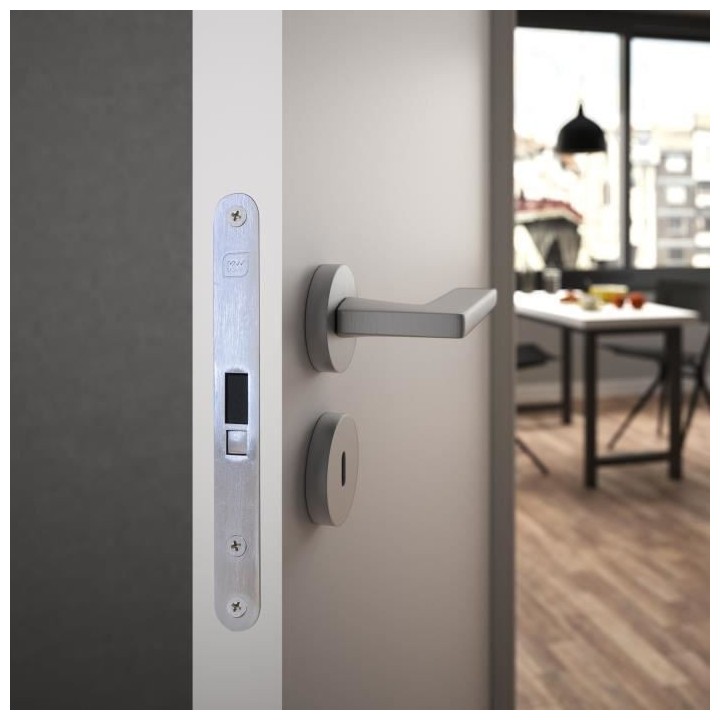 OPTIMUM Bloc porte blanc - poussant gauche - 830 mm