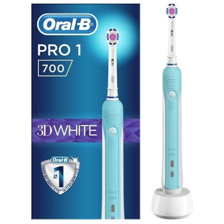 Oral-B PRO 1 700 3D white- Brosse a Dents Électrique - Rechargeable