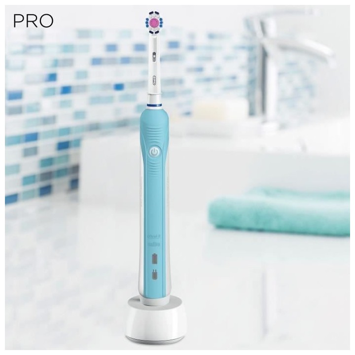 Oral-B PRO 1 700 3D white- Brosse a Dents Électrique - Rechargeable