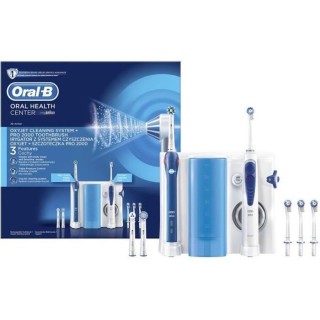 Oral-B Pro 2000+ Oxyjet Kit Brosse a Dent Electrique Rechargeable, 1 h