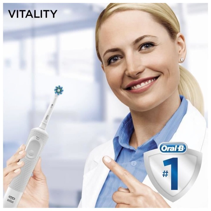 Oral-B Vitality 100 Brosse a Dents Électrique Blanche