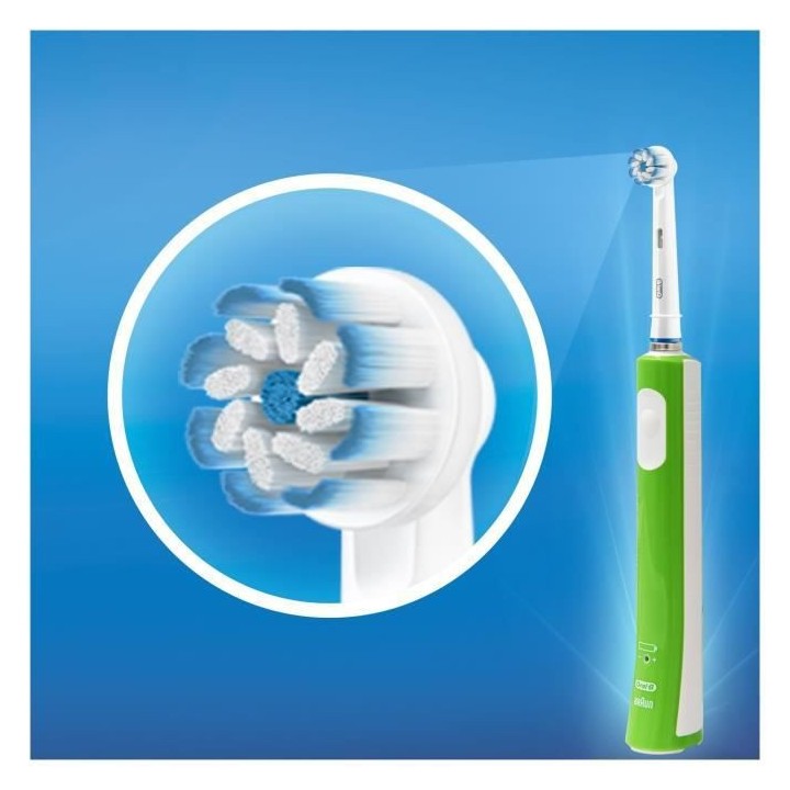 Oral-B Junior Brosse a Dents Électrique Rechargeable avec 1 Manche, 1