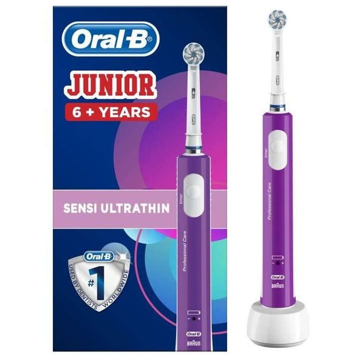 Oral-B Brosse a Dents Électrique Junior +6 ans Violette