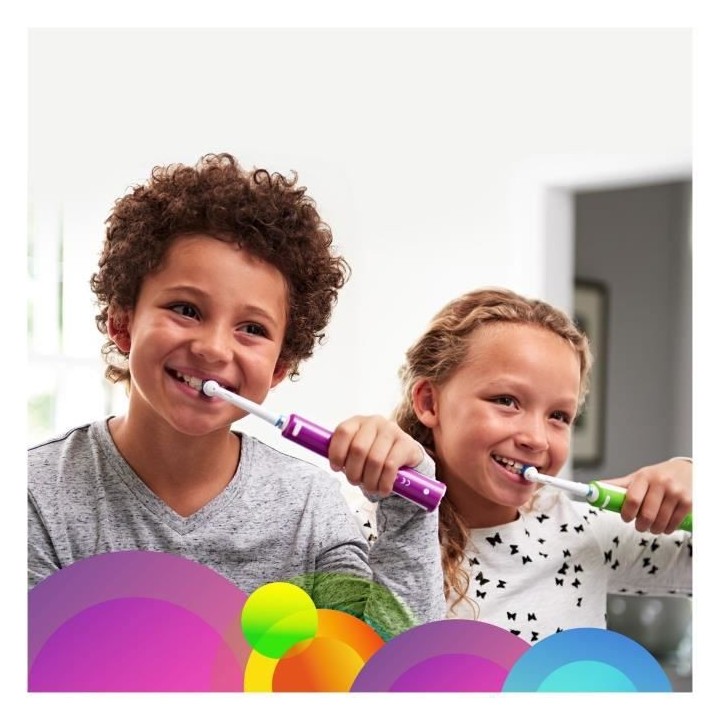 Oral-B Brosse a Dents Électrique Junior +6 ans Violette