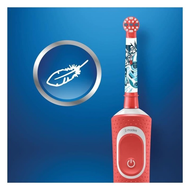 Oral-B Kids Brosse a Dents Électrique Rechargeable avec 1 Manche et 1