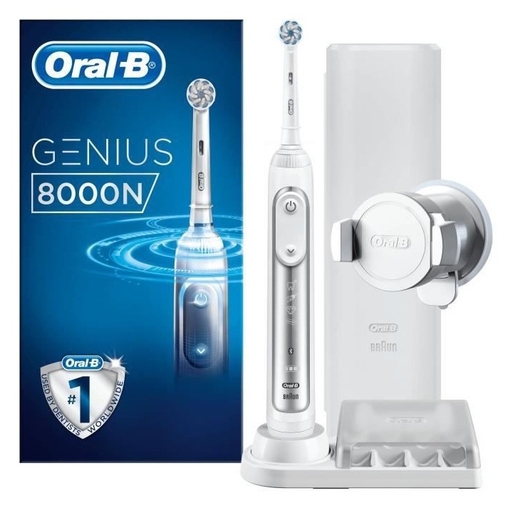 Oral-B PRO 8000 Brosse a Dents Électrique Rechargeable, 1 Manche Conn