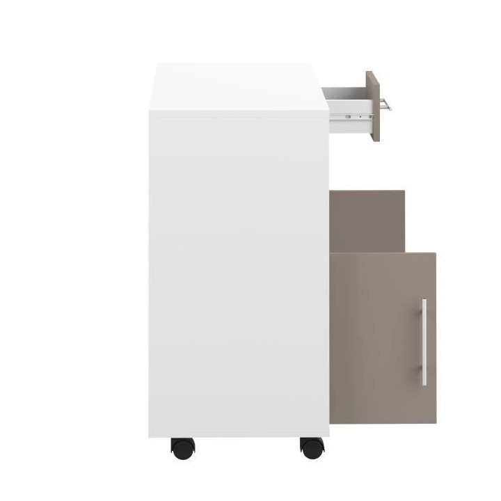 PEPPER Desserte de cuisine - 3 portes + 2 tiroirs + 1 étagere couliss