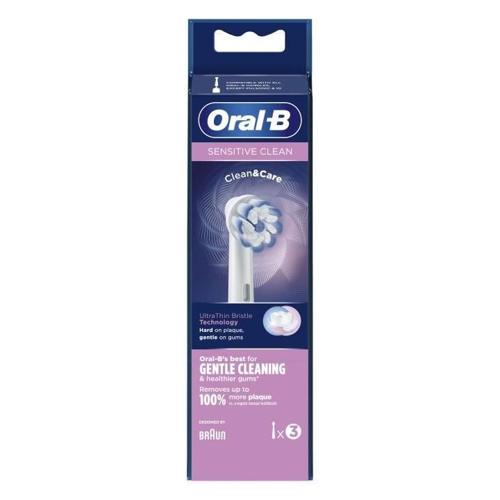 Oral-B Brossette de Rechange Sensitive Clean 3 unités