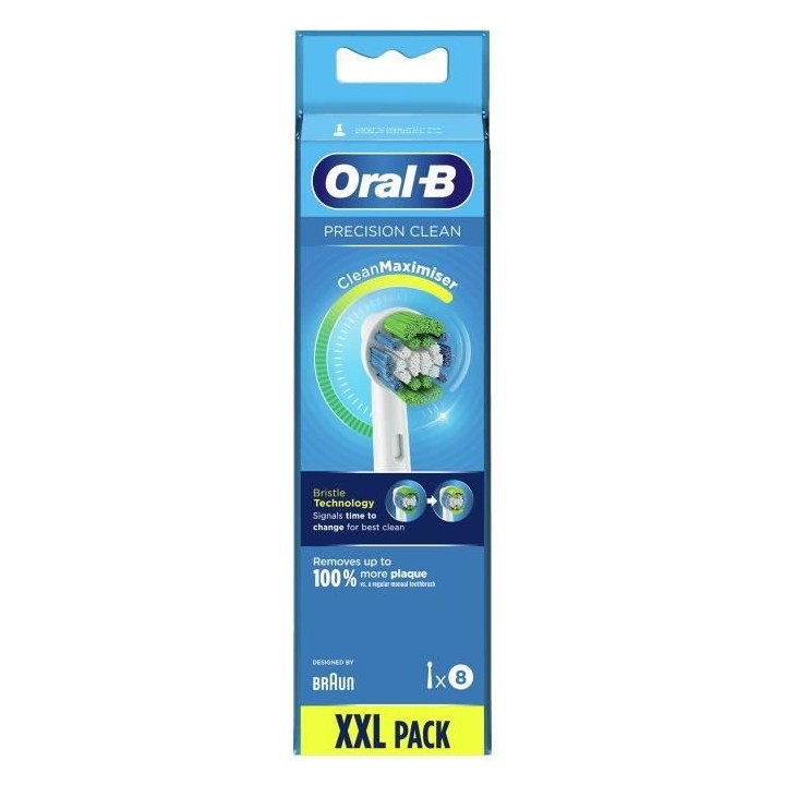 Oral-B Precision Clean Brossettes de Rechange Clean Maximiser, pour Br