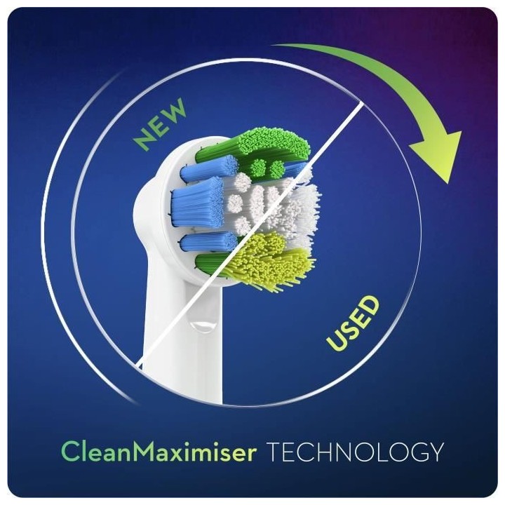 Oral-B Precision Clean Brossettes de Rechange Clean Maximiser, pour Br