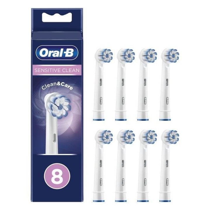 Oral-B Brossette de Rechange Sensitive Clean 8 unités